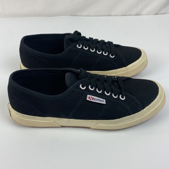 Superga Mens Sneakers Black Size 8.5 - Picture 2 of 16